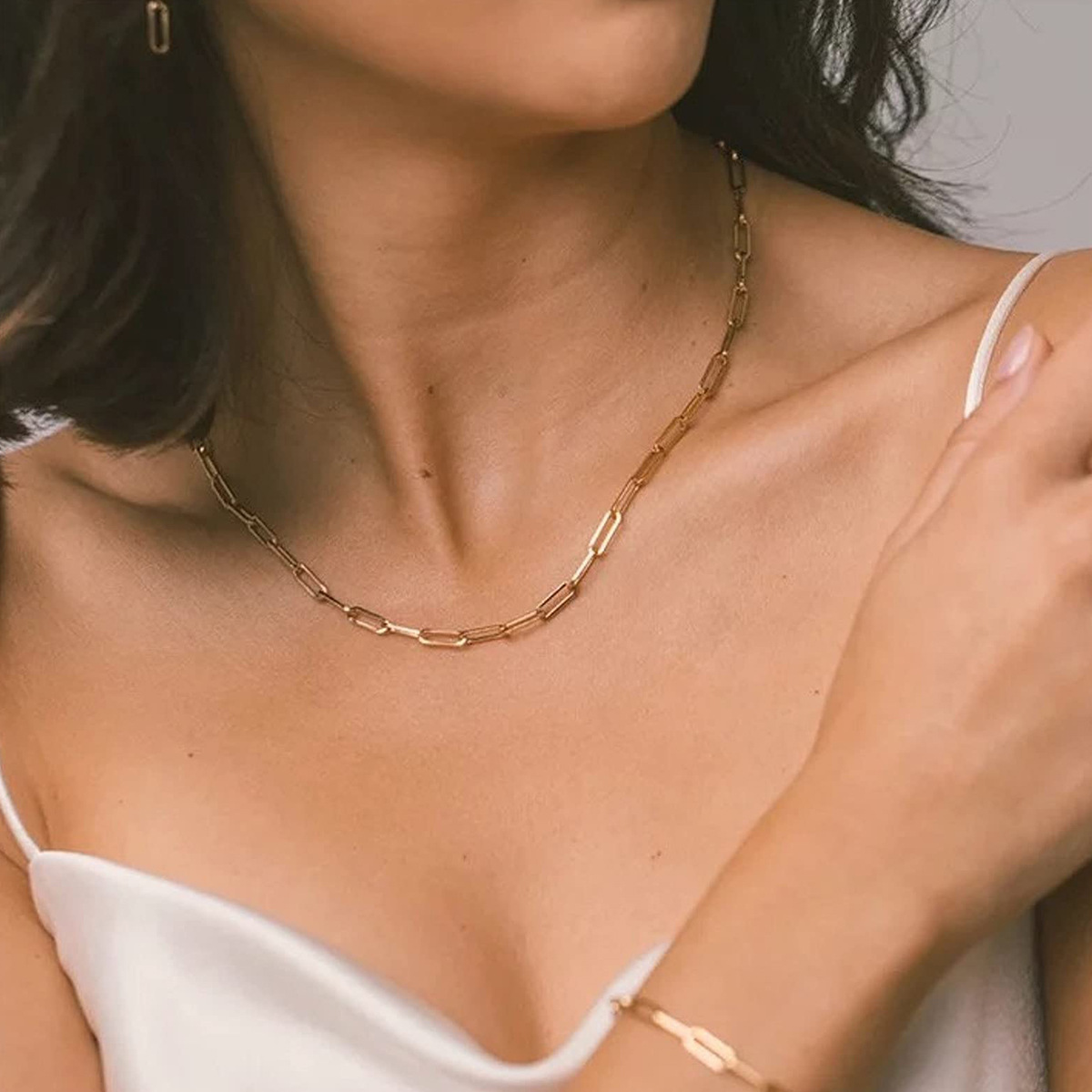 Colar Chocker Clipe